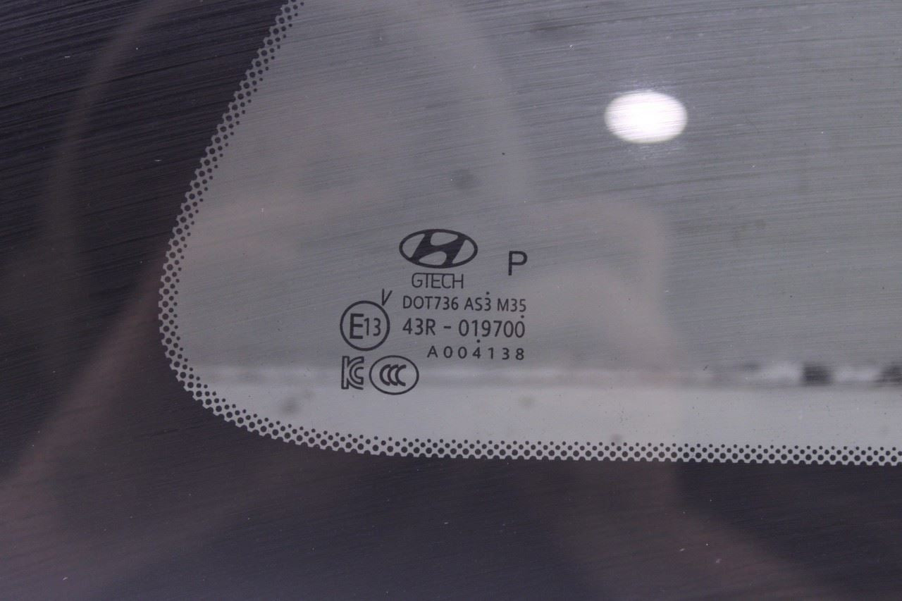 2020-26 Hyundai Palisade Limited AWD Rear Right Quarter Window Glass 87820-S8100 - Alshned Auto Parts