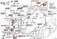 14-18 Toyota Sienna Rear Left Sliding Door Inside Handle Lock Latch Actuator Set - Alshned Auto Parts