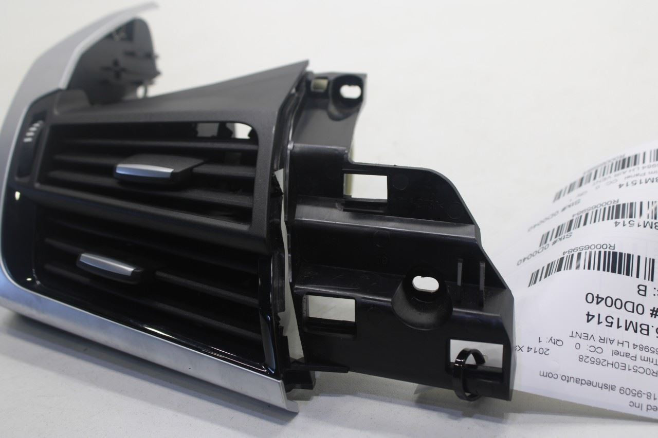 14-18 BMW X5 xDrive35i Front Left Dash Outer Air Vent Grille w/ Trim 64229252649 - Alshned Auto Parts