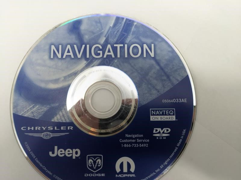 2004 - 2008 Jeep Commander Grand Cherokee Liberty Navigation Map DVD 05064033AE - Alshned Auto Parts