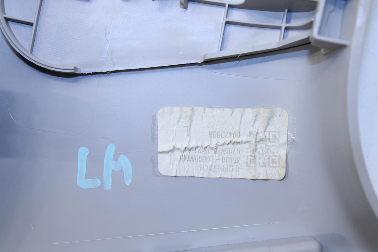 2020-22 Hyundai Sonata SE Left Center B-Pillar Upper Trim Cover 85830-L0000-MMH - Alshned Auto Parts