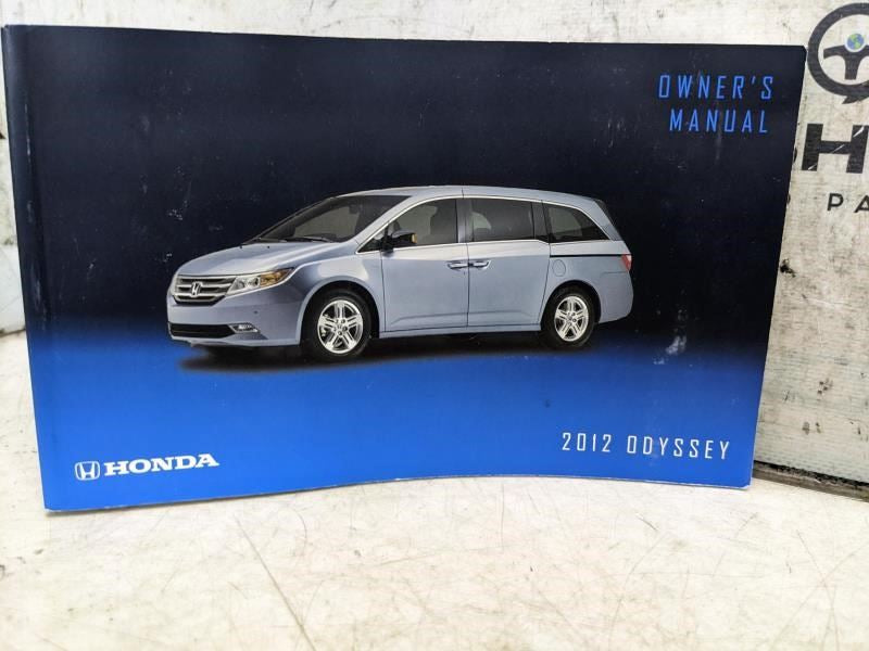 2012 Honda Odyssey Owners Manual Set with Case 31TK8610 00X31-TK8-6101 OEM - Alshned Auto Parts