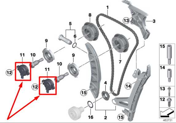 13-16 BMW 328i xDrive SULEV 2.0L AWD Valve Timing Solenoid Actuator Pair 7593719 - Alshned Auto Parts