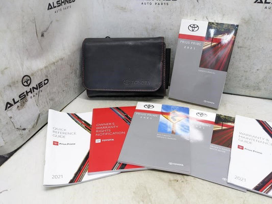 2021 Toyota Prius Prime Owners Manual set with Case 01999-47D71 0M47D71U OEM - Alshned Auto Parts