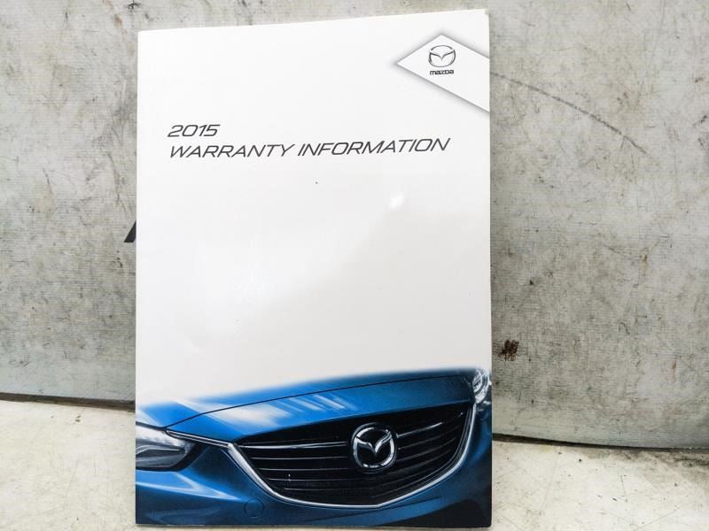 2015 Mazda CX-5 Owners Manual Set with Case 8DR2-EA-14A OEM - Alshned Auto Parts