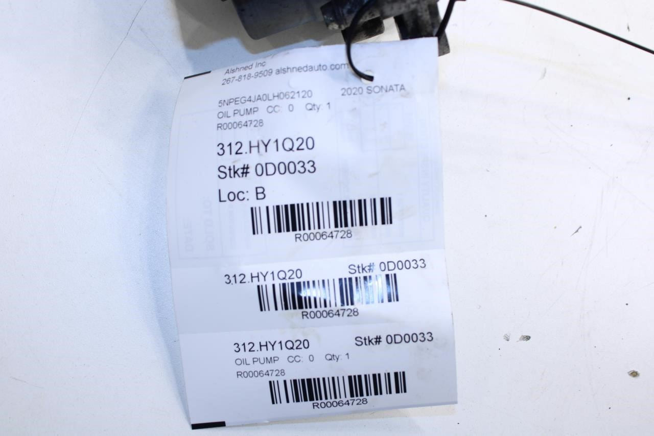 2020-2023 Hyundai Sonata SE 2.5L FWD Auto Transmission Oil Pump 46110-2F600 OEM - Alshned Auto Parts
