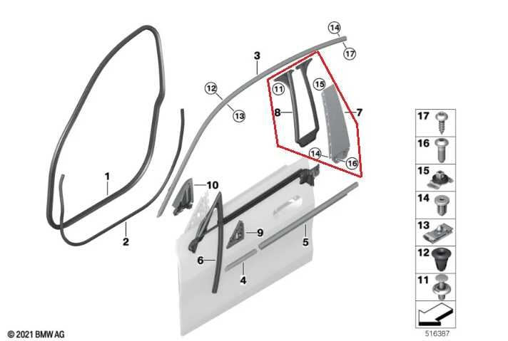23-25 BMW 430i Gran Coupe xDrive Left B-Pillar Exterior Trim 51137483005 *ReaD* - Alshned Auto Parts