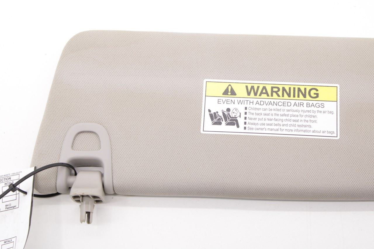 19-21 Acura RDX SH-AWD 2.0L AWD Front Right Side Sun Visor w/ Illuminated Mirror - Alshned Auto Parts