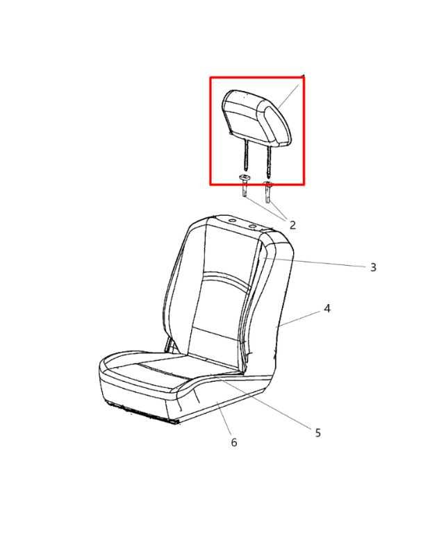 14-24 Ram 1500 Classic Express Quad Cab Front Right and Left Side Seat Headrest1