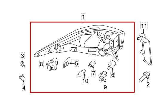 2016-2020 Nissan Pathfinder SV Rear Left Driver Side Tail Light Lamp 26555-9PF0A - Alshned Auto Parts