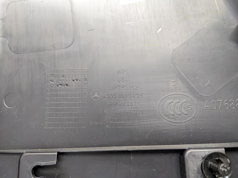 2015-21 Mercedes-Benz C300 RH B-Pillar Lower Trim Cover Panel 205-690-04-25 OEM - Alshned Auto Parts