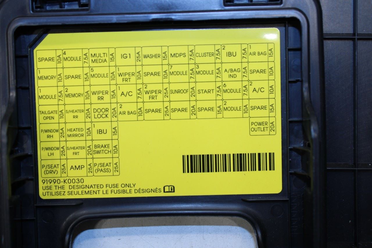 20-22 KIA Soul LX Front Left Side Dash Lower Knee Bolster Trim Panel 84751-K0000 - Alshned Auto Parts