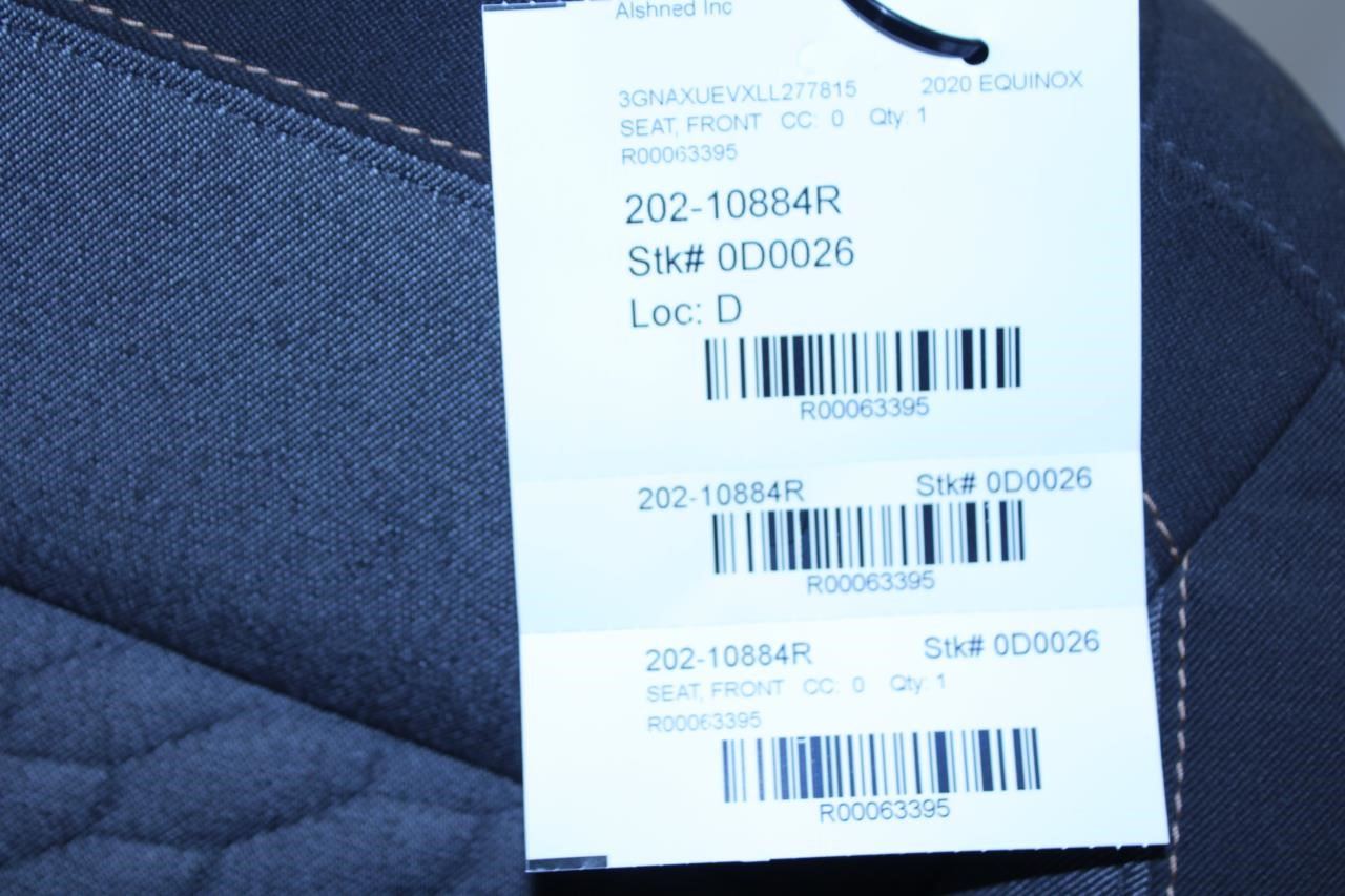 2018-24 Chevrolet Equinox LT Front RH Side Seat Complete w/ Buckle 13525391 OEM - Alshned Auto Parts