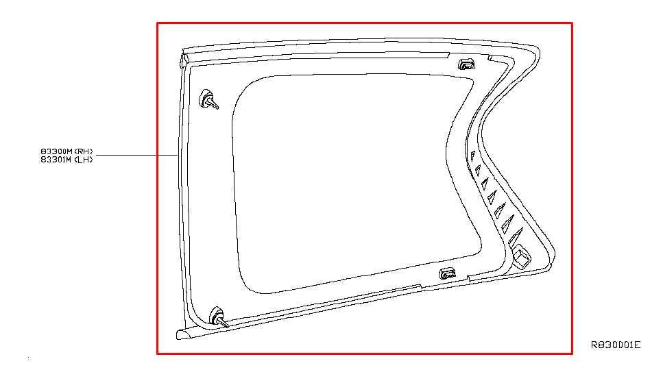 2014-2020 Infiniti QX60 Rear Right Side Quarter Window Glass 83300-9NP0A *ReaD* - Alshned Auto Parts
