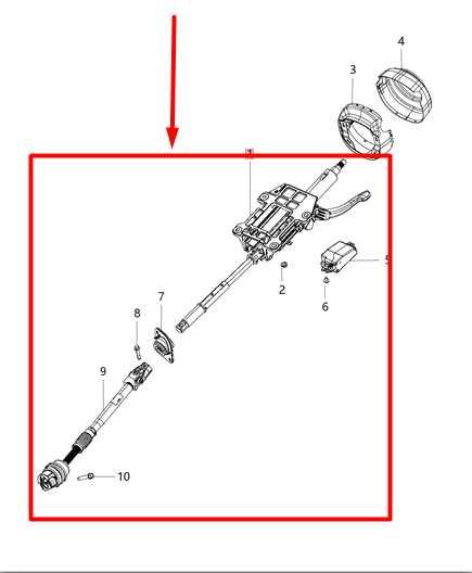 2020-2024 Jeep Gladiator 3.6L Steering Column Assembly 55057447AD OEM - Alshned Auto Parts