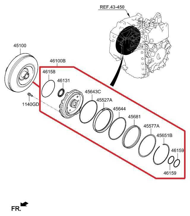 16-20 Hyundai Elantra Value Edition Transmission Torque Converter 45100-2F100 - Alshned Auto Parts