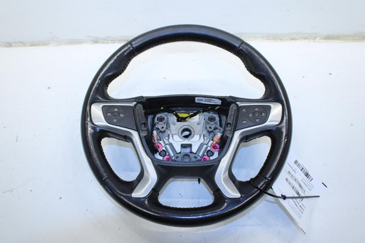 2017-20 GMC Acadia SLT-1 Steering Wheel Leather w/ Control Buttons 84500809 OEM - Alshned Auto Parts