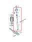 2018-2024 Volkswagen Atlas S AWD Rear Suspension Right Side Shock Strut Absorber - Alshned Auto Parts