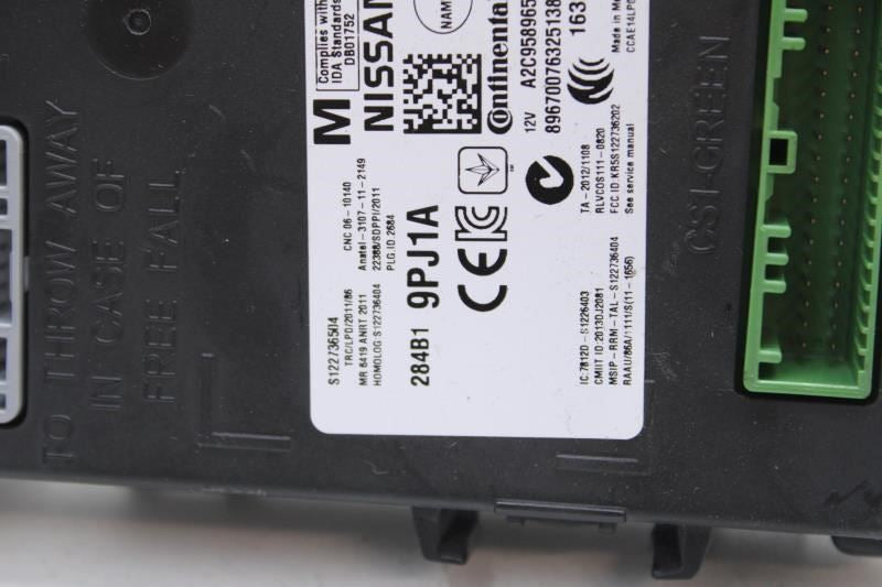 2016-2019 Infiniti QX60 Body Control Computer Module BCM BCU 284B1-9PJ1A OEM - Alshned Auto Parts