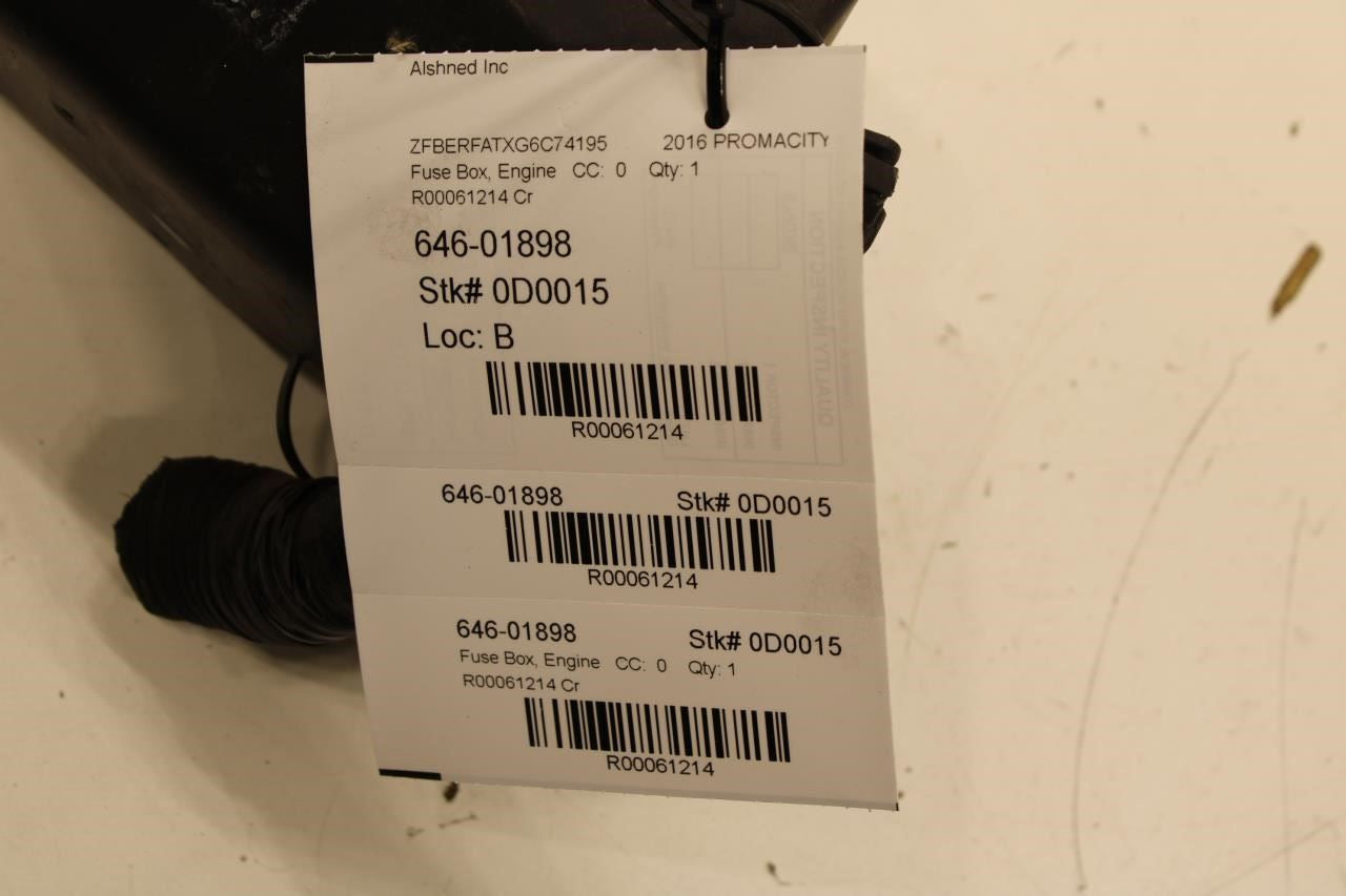 2015-22 RAM Promaster City Engine Fuse Relay Distribution Box 68261895AA *ReaD* - Alshned Auto Parts