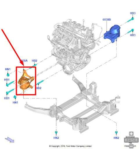 2020-2025 Ford Explorer 3.0L 4WD Right Engine Mount Bracket L1M3-6C010-BJ - Alshned Auto Parts