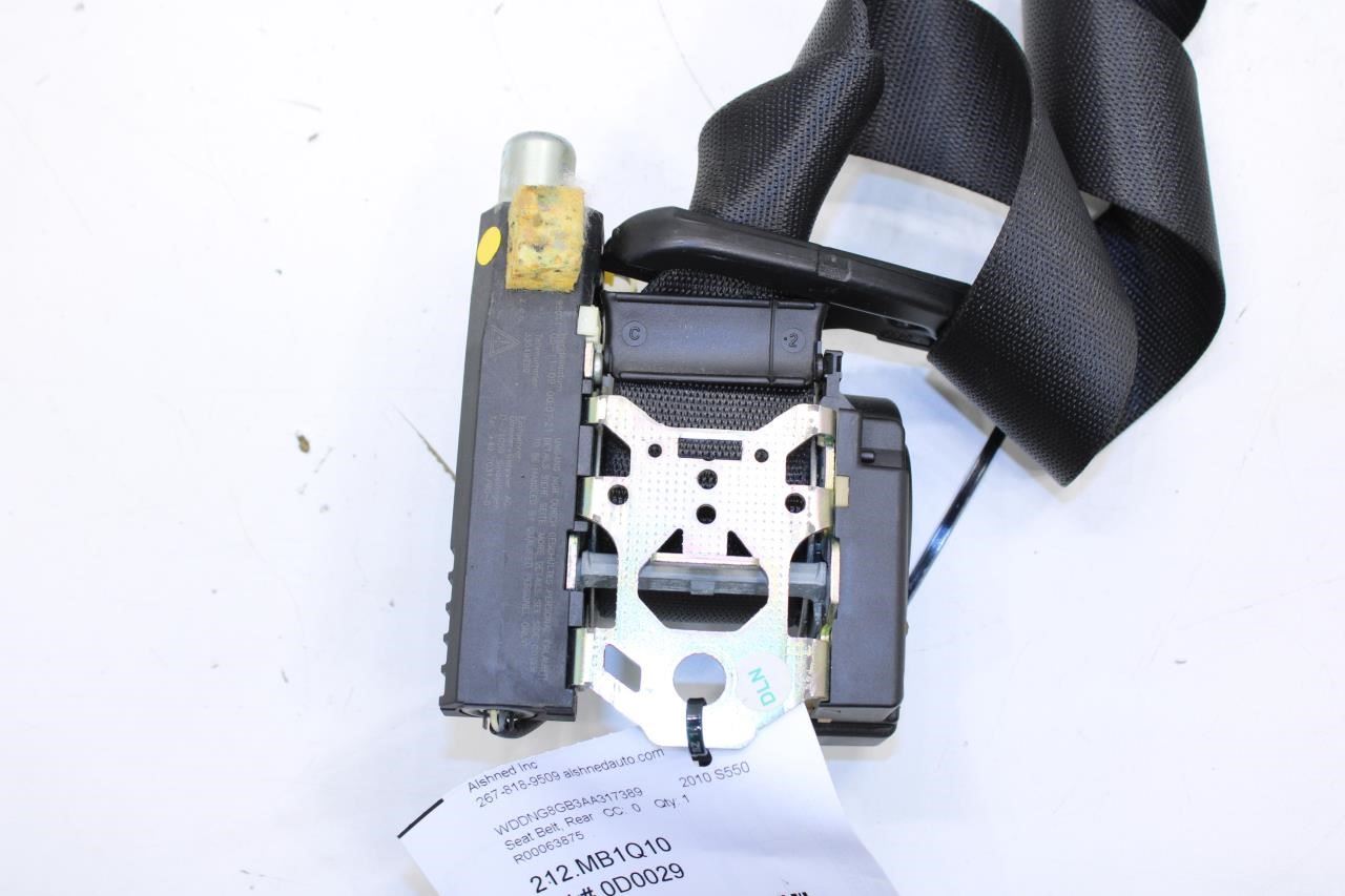 07-13 Mercedes-Benz S550 Rear LH 2nd Row Seat Belt Retractor 221-860-27-85-9C94 - Alshned Auto Parts