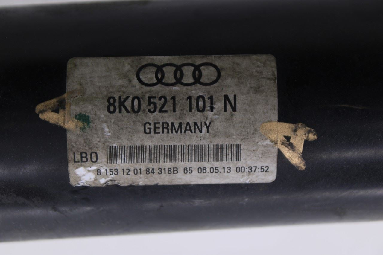 10-16 Audi S4 Premium Plus 3.0L AWD AT Rear Drive Shaft Propeller 8K0-521-101-N6