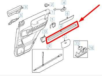 03-12 Land Rover Range Rover Rear Left Door Inner Belt Weatherstrip LR012119 OEM - Alshned Auto Parts