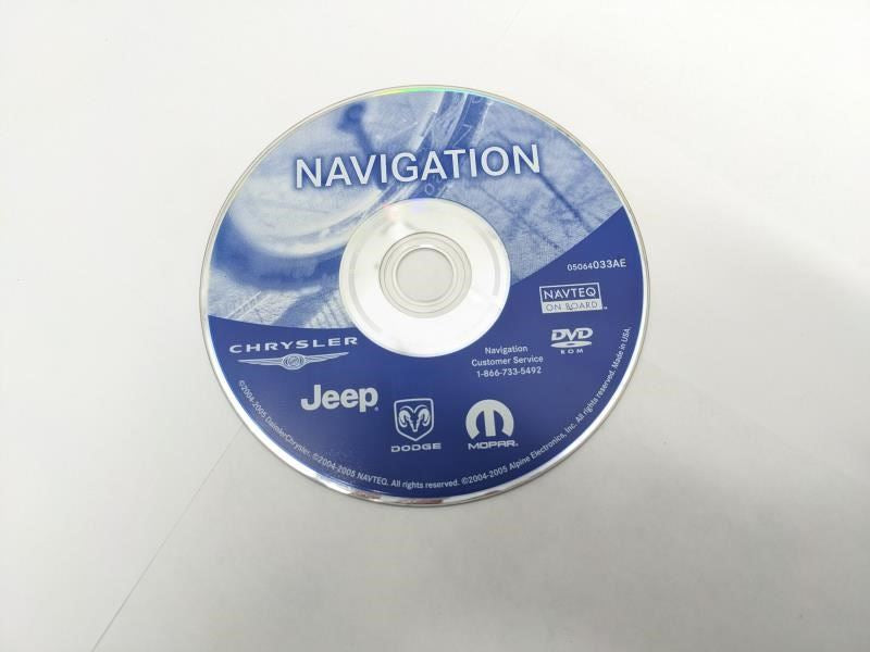2006-2007 Jeep Liberty DVD Navigation Map Disc 05064033AE OEM - Alshned Auto Parts