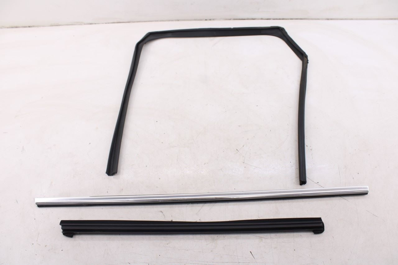 2019-2025 Infiniti QX50 Essential Rear Left Door Glass Run Channel Trim Belt Set - Alshned Auto Parts