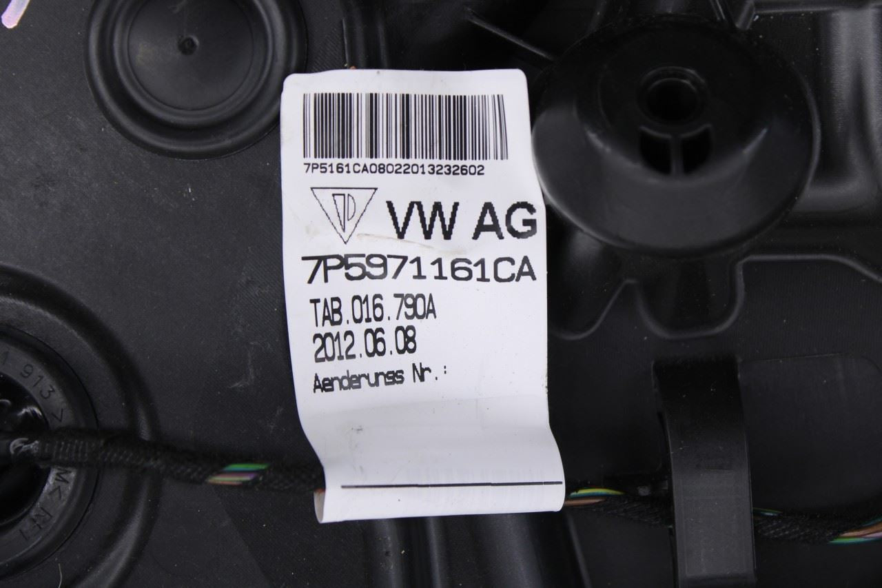 11-18 Porsche Cayenne S FR LH Door Window Regulator w/ Carrier and Motor *ReaD*13