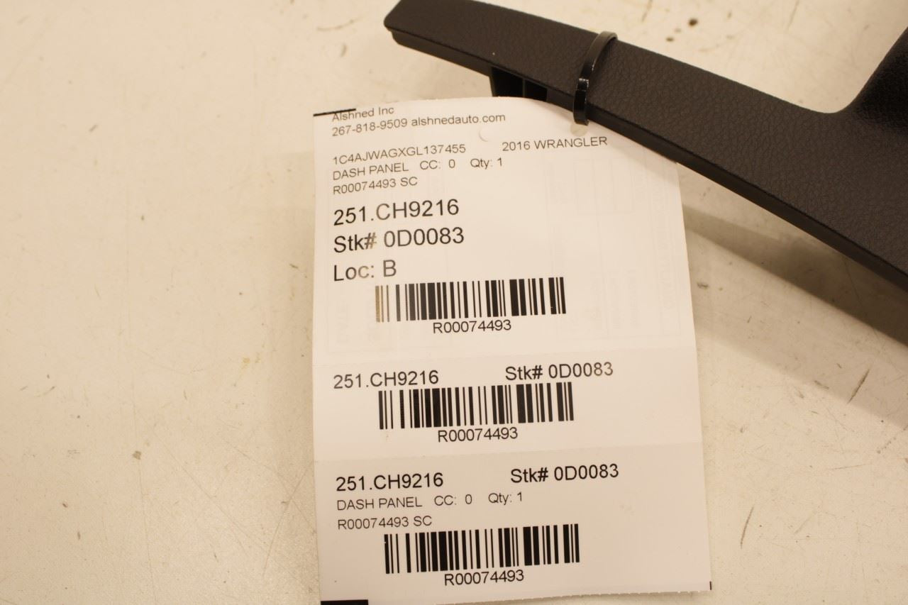 11-18 Jeep Wrangler Sport 2dr Lower Dash Steering Column Opening Cover 1PJ33TRMA - Alshned Auto Parts