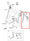 19-23 Hyundai Santa Fe SEL AWD Rear Driver Left Side 2nd Row Seat Belt Retractor - Alshned Auto Parts