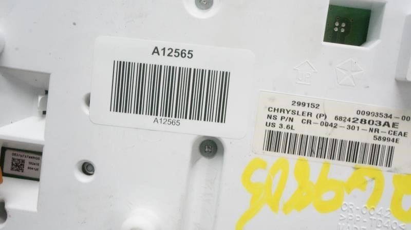 2015 Jeep Grand Cherokee Speed Gauge Instrument Cluster 61K Mileage 68242803AE - Alshned Auto Parts