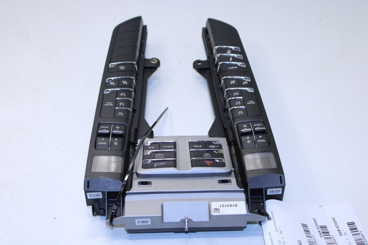2014-2016 Porsche Panamera 4 Console AC Heater Temp Climate Control Panel *ReaD* - Alshned Auto Parts