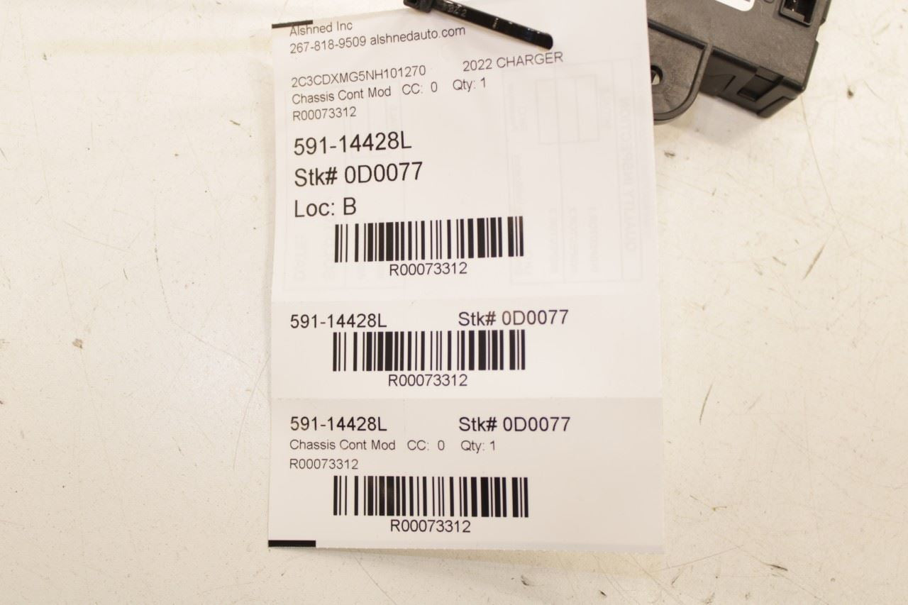2020-2023 Dodge Charger GT AWD Front Left Side Door Control Module 68424451AD - Alshned Auto Parts