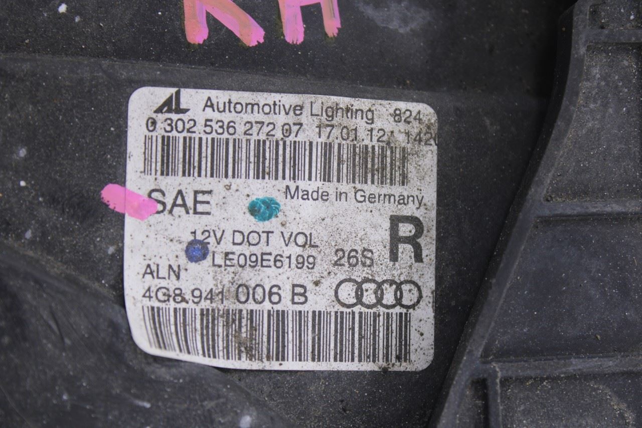 2012-15 Audi A7 Premium Front Passenger Right Side Headlight Lamp 4G8-941-006-B8