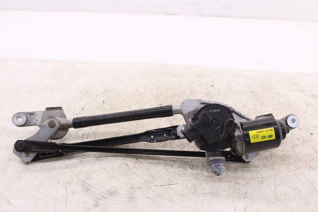 19-2021 Hyundai Veloster 2L Front Windshield Wiper Transmission Linkage w/ Motor0