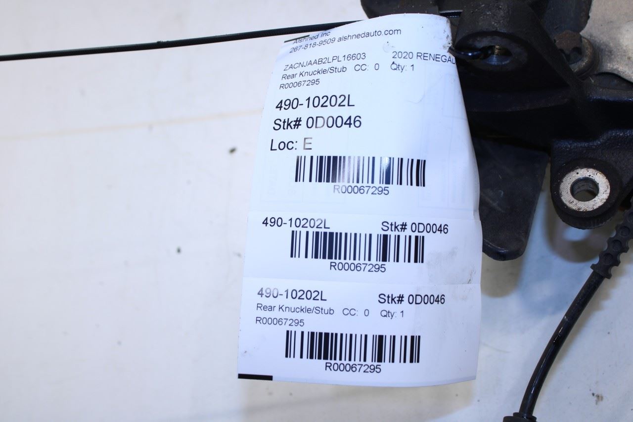 2016-22 Jeep Renegade Sport Rear Left Driver Side Spindle Knuckle Hub 68246624AA - Alshned Auto Parts