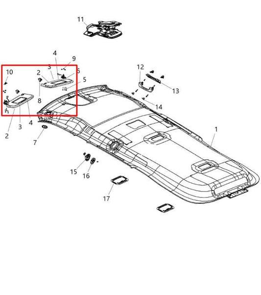 14-25 Dodge Durango SXT Front Right and Left Side Sun Visor Set w/ Mirror *ReaD* - Alshned Auto Parts