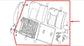 24-25 Chevrolet Trax Rear RH 2nd Row Seat Upper Cushion w/ Headrest 42848693 OEM - Alshned Auto Parts