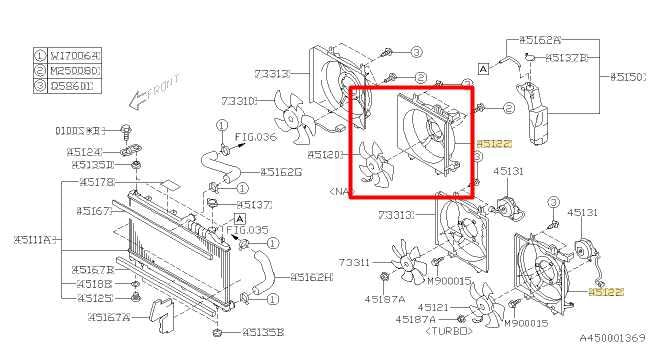 2007-14 Subaru Legacy Limited Radiator Cooling Fan Motor Assembly 45122AG02C OEM - Alshned Auto Parts
