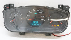 2006-07 Chevrolet Impala Speed Gauge Instrument Cluster Unknown Mileage 15867383