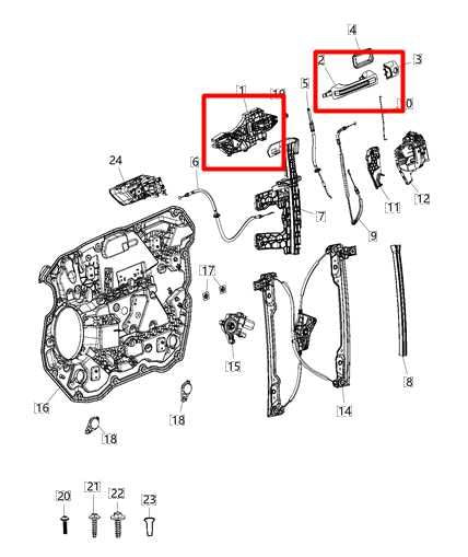 2019-2024 Ram 1500 Front Left Driver Side Door Exterior Handle 68303097AE OEM - Alshned Auto Parts