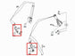 12-15 Mercedes-Benz ML350 Rear Right and LH 2nd Row Center Seat Belt Buckle Set - Alshned Auto Parts