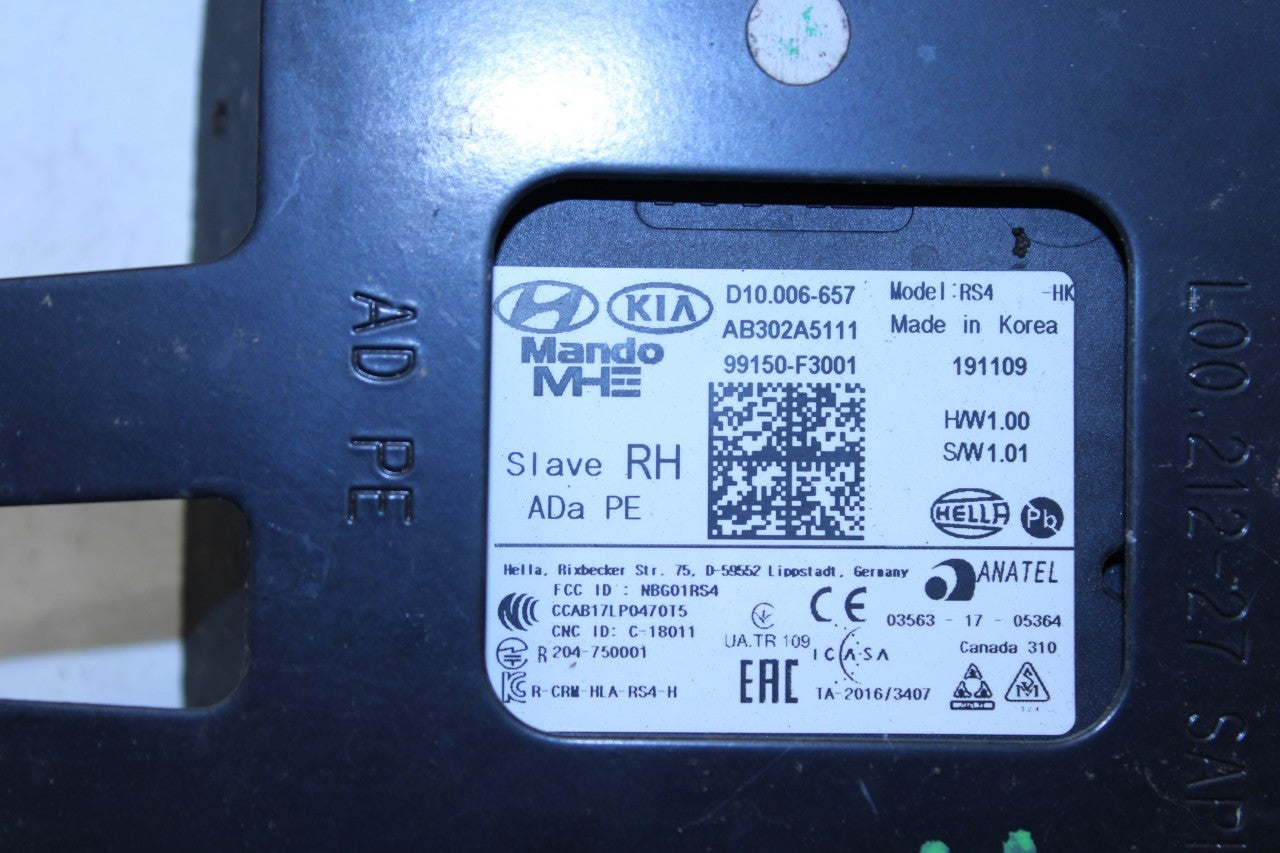 2019-20 Hyundai Elantra SEL Rear Right Blind Spot Detection Radar Sensor Module - Alshned Auto Parts