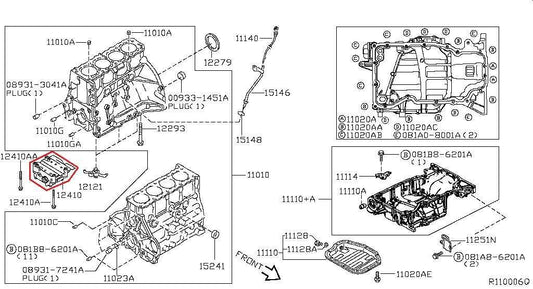 2014-20 Nissan Rogue SV 2.5L Engine Balance Shaft Balancer Complete 12410-3TA0B - Alshned Auto Parts