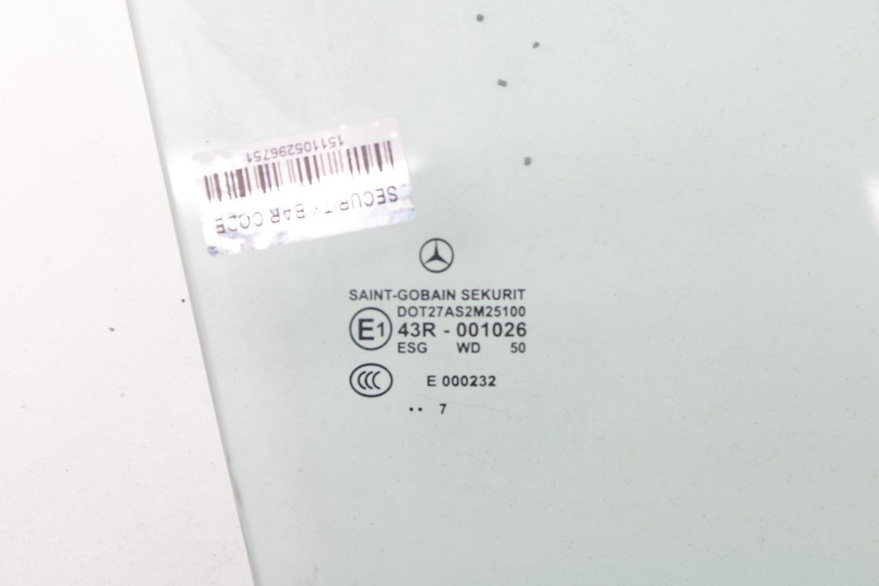 2006-2009 Mercedes-Benz CLK 350 Front Right Side Door Window Glass 209-725-02-10 - Alshned Auto Parts