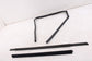 2019-25 Infiniti QX50 Essential Rear Right Door Glass Run Channel Trim Belt Set - Alshned Auto Parts