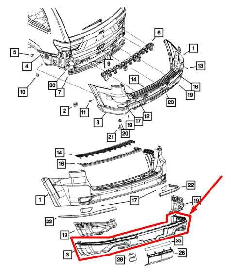 2011-2021 Jeep Grand Cherokee Rear Lower Bumper Fascia Cover 68111467AA OEM - Alshned Auto Parts